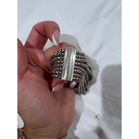 David Yurman Box Chain Eight Row Bracelet - Picture 5 of 8